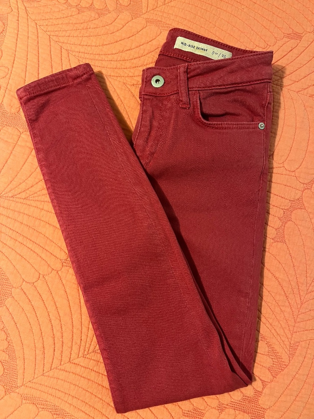 Pilcro and Letterpress - Pink Skinny Jeans - Size 25